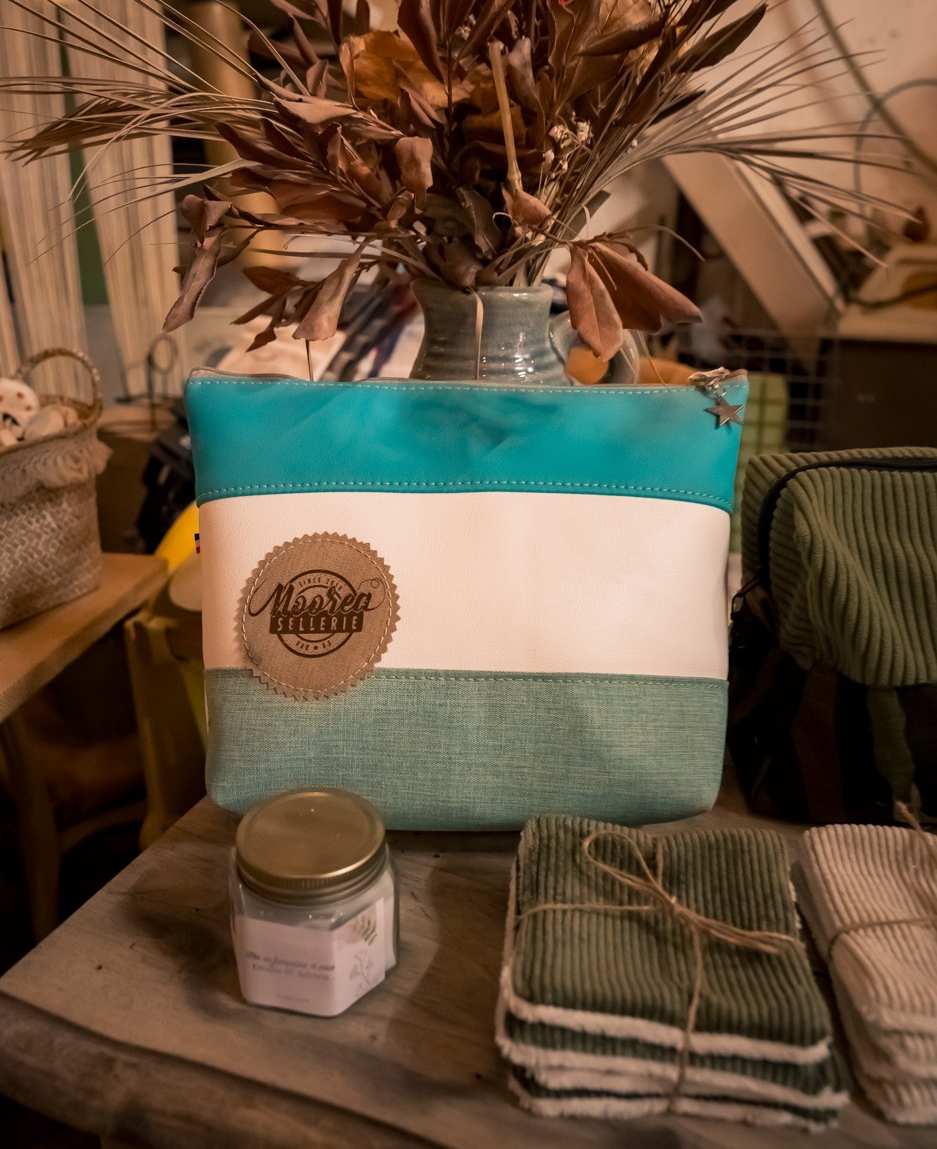 Trousse de toilette trapèze