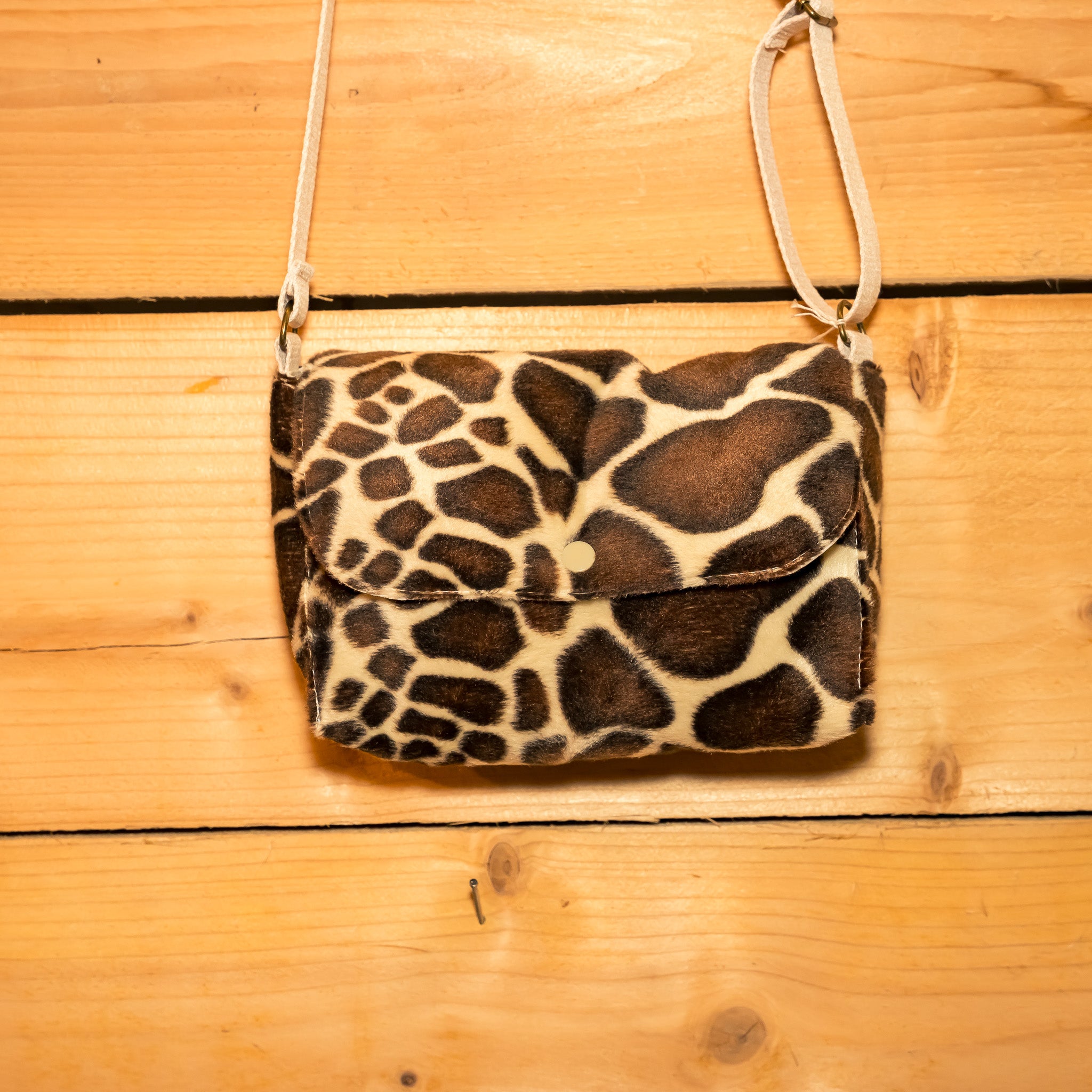 Sac bandoulière en tissu Girafe