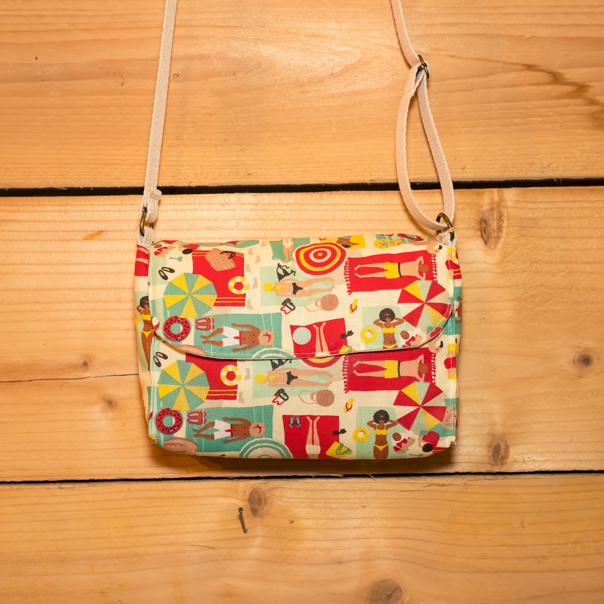 Sac bandoulière en tissu Vintage plage