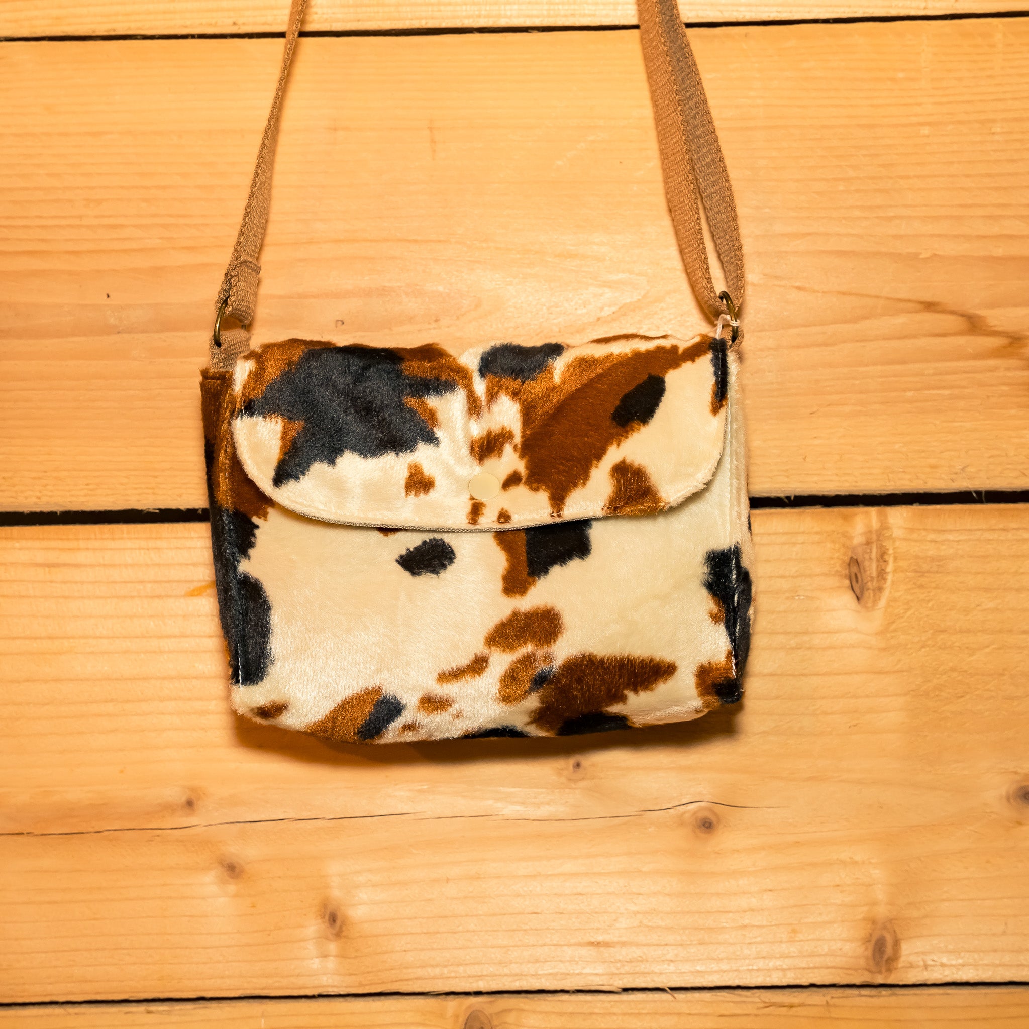 Sac bandoulière en Tissu Vache