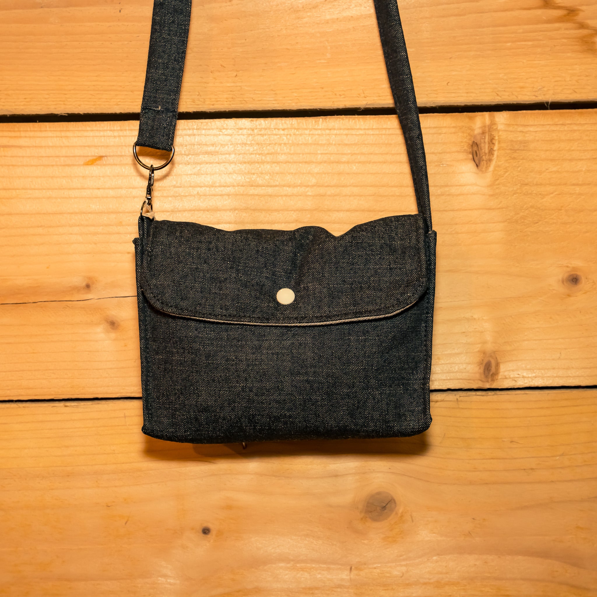 Sac bandoulière en Tissu Jean
