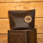 Trousse de toilette trapèze Femme - Motif Autruche