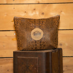 Trousse de toilette trapèze Femme - Crocodile