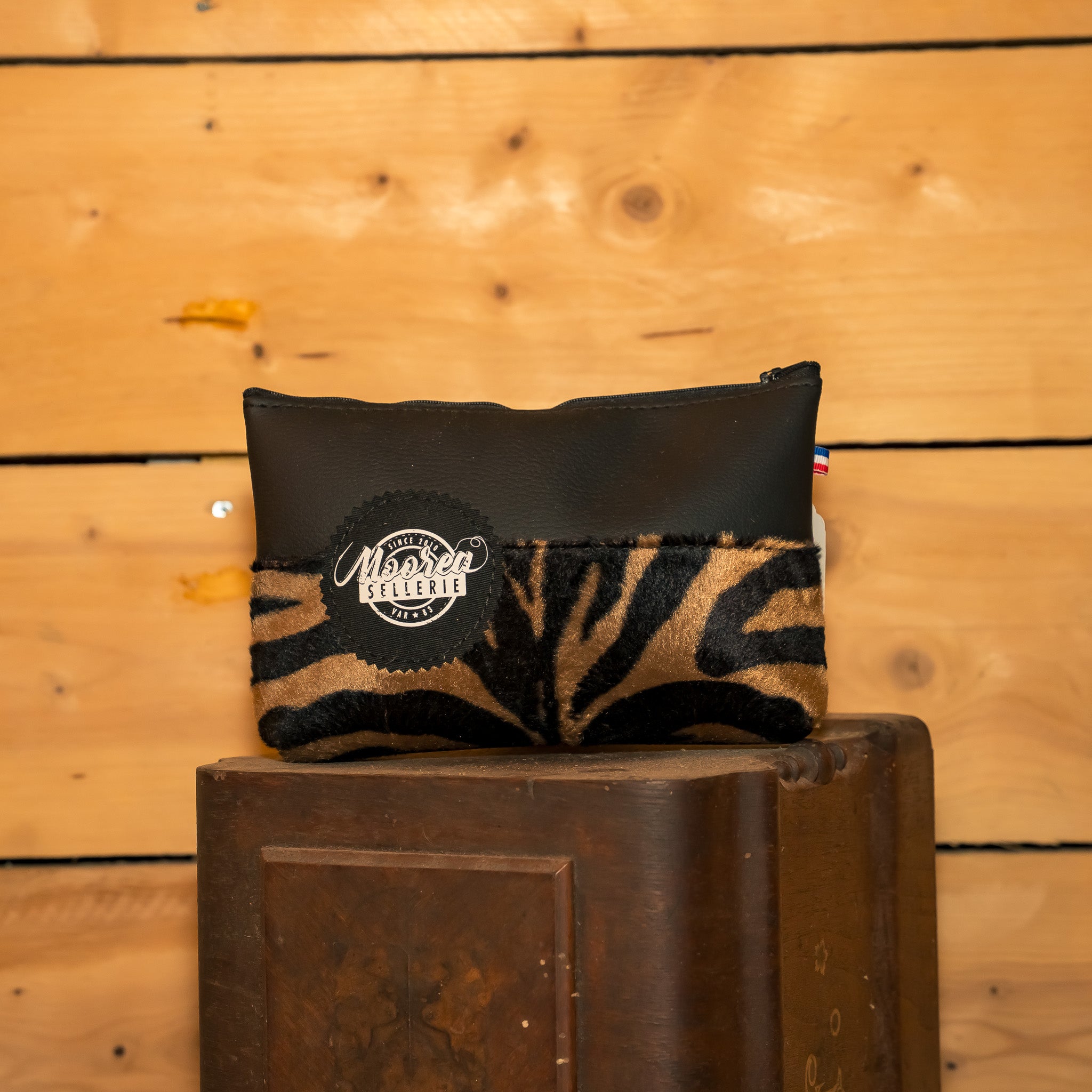 Trousse de toilette trapèze Femme - Zèbre