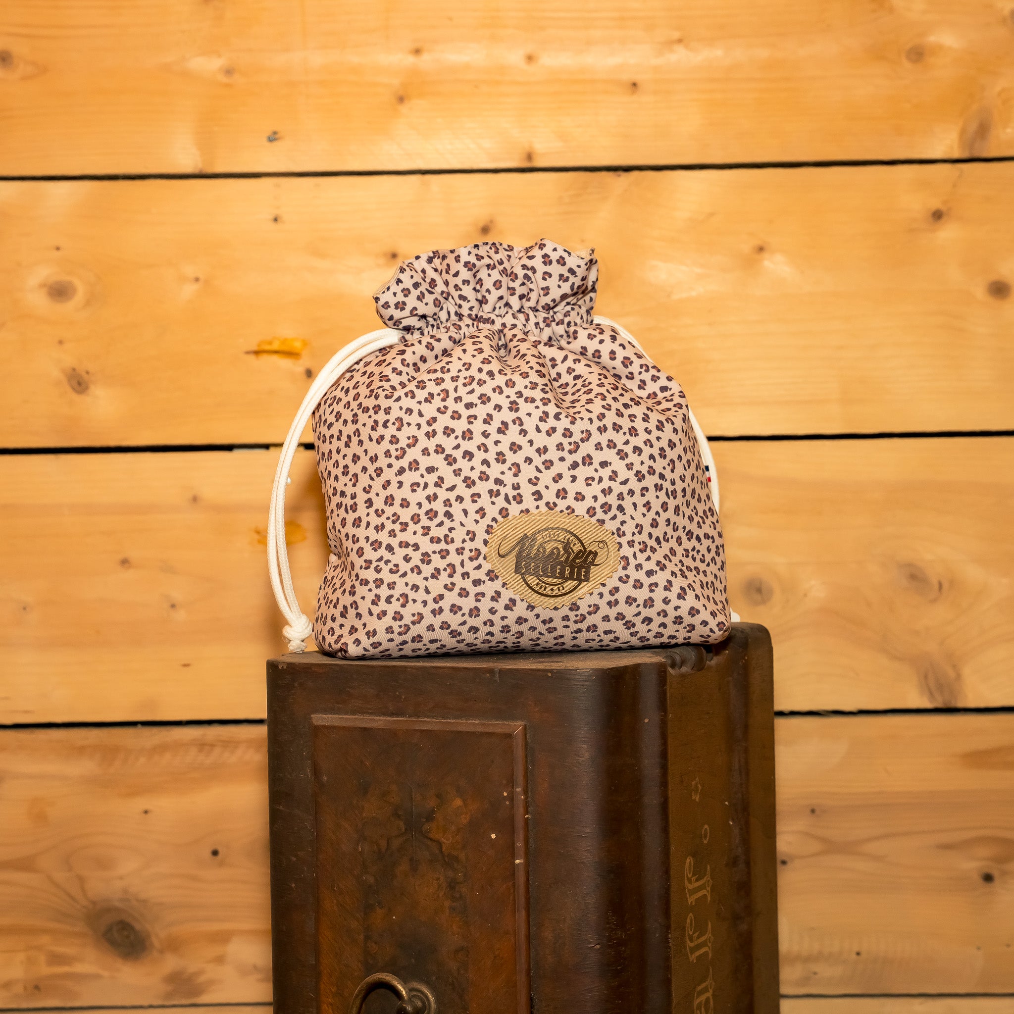 Trousse Bourse Tissu Petit Léopard