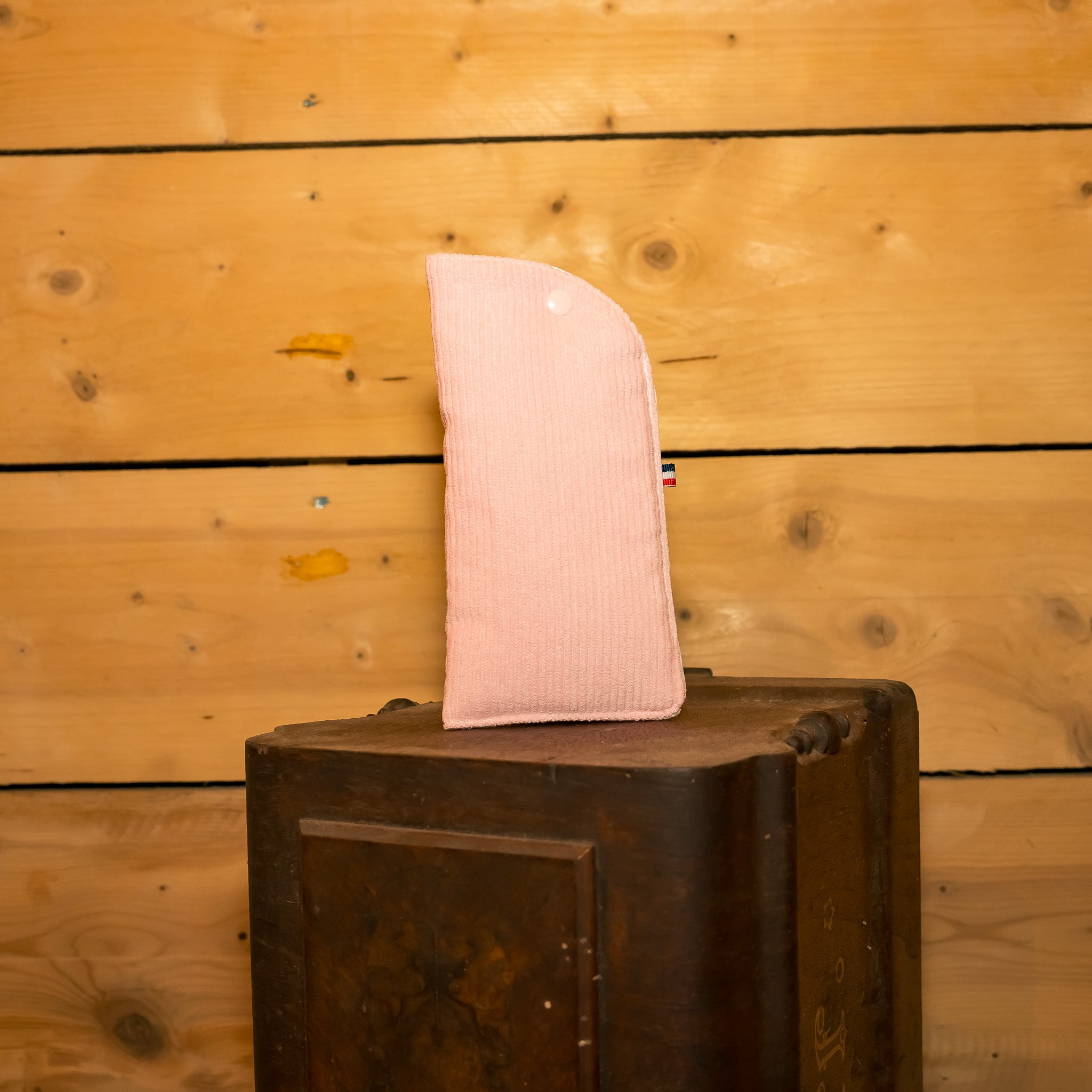 Etui Velours Rose Bonbon