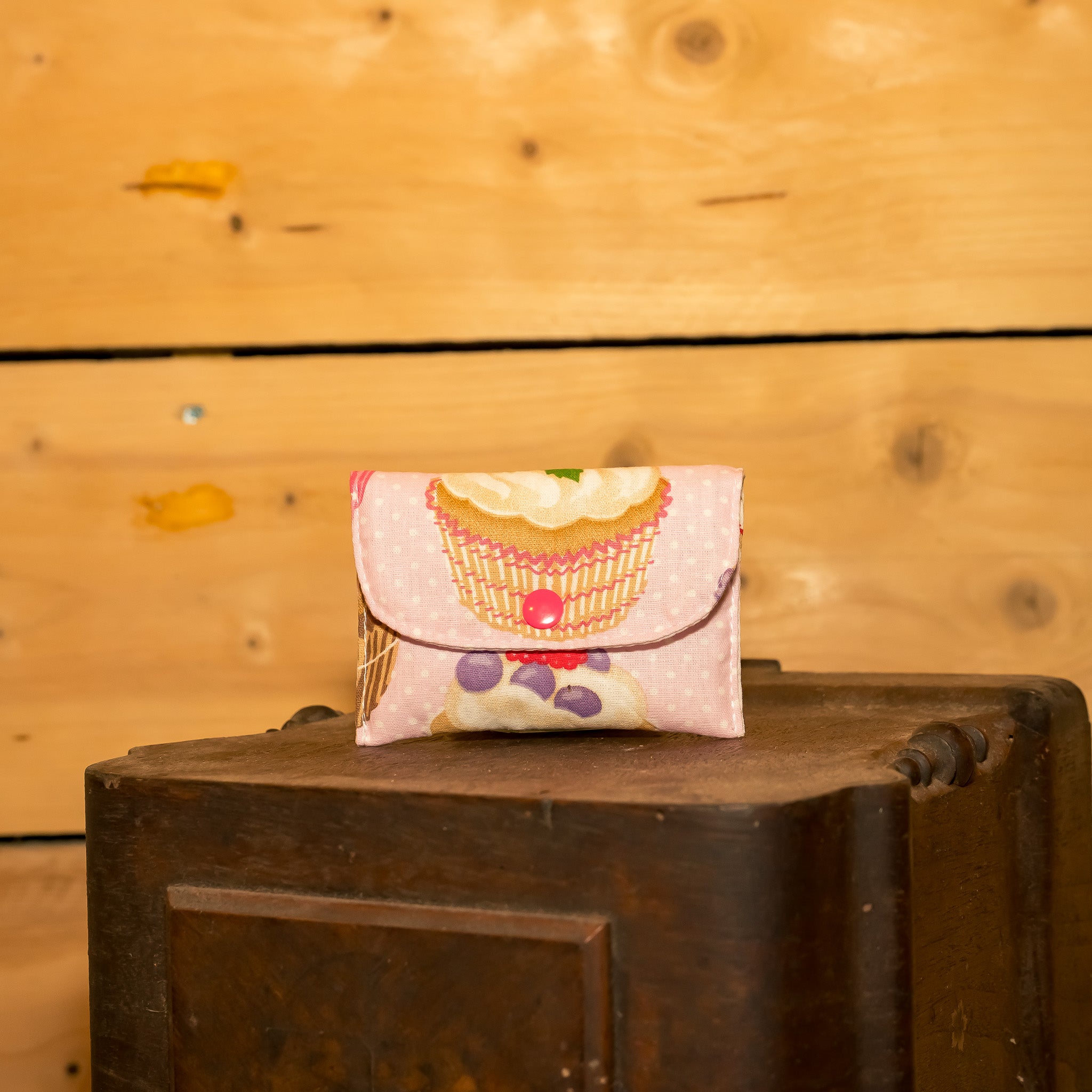 Porte Monnaie Tissu Cupcakes