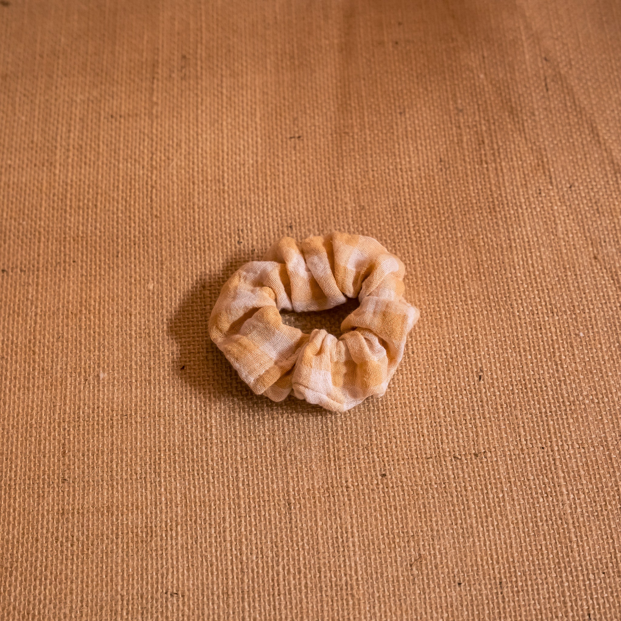 Petit chouchou vichy jaune