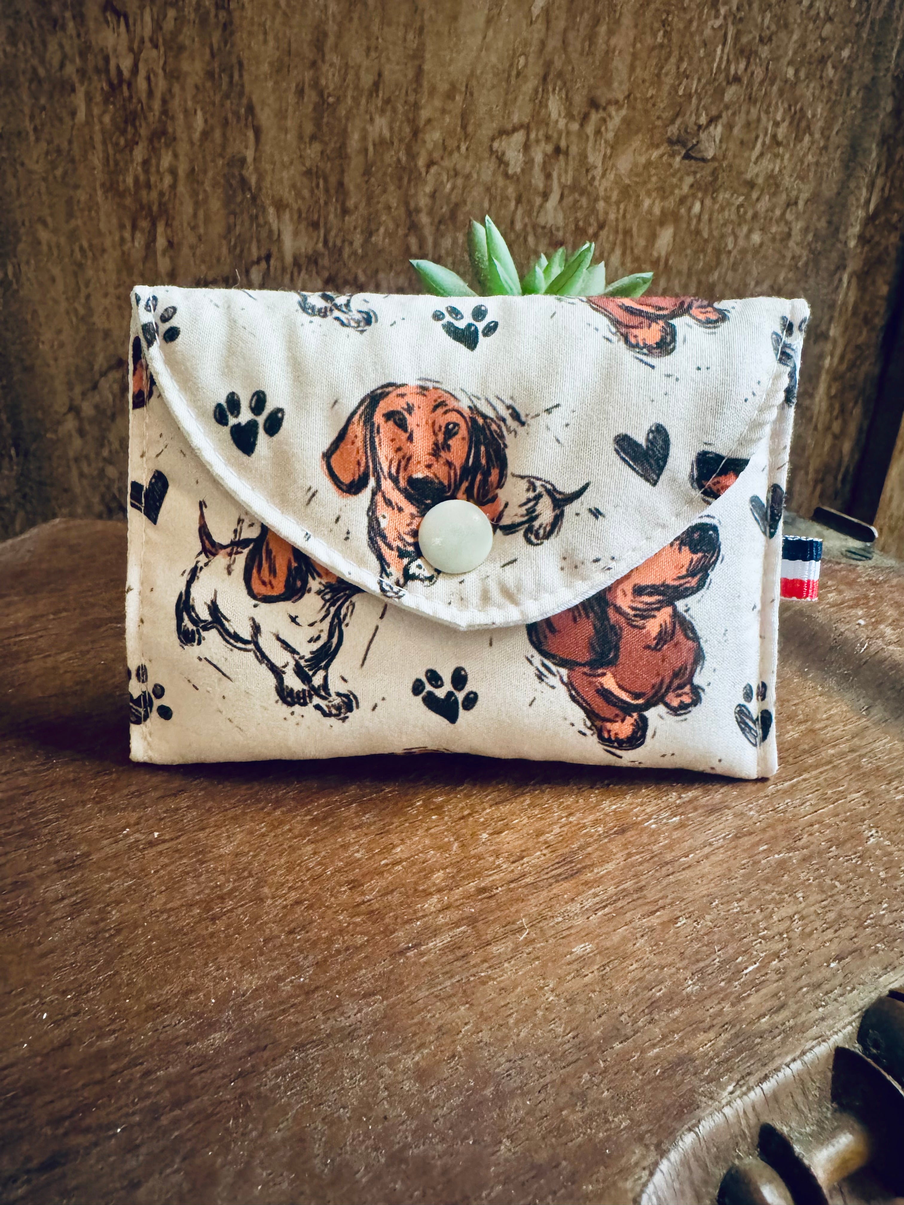 Porte Monnaie Chien Teckel