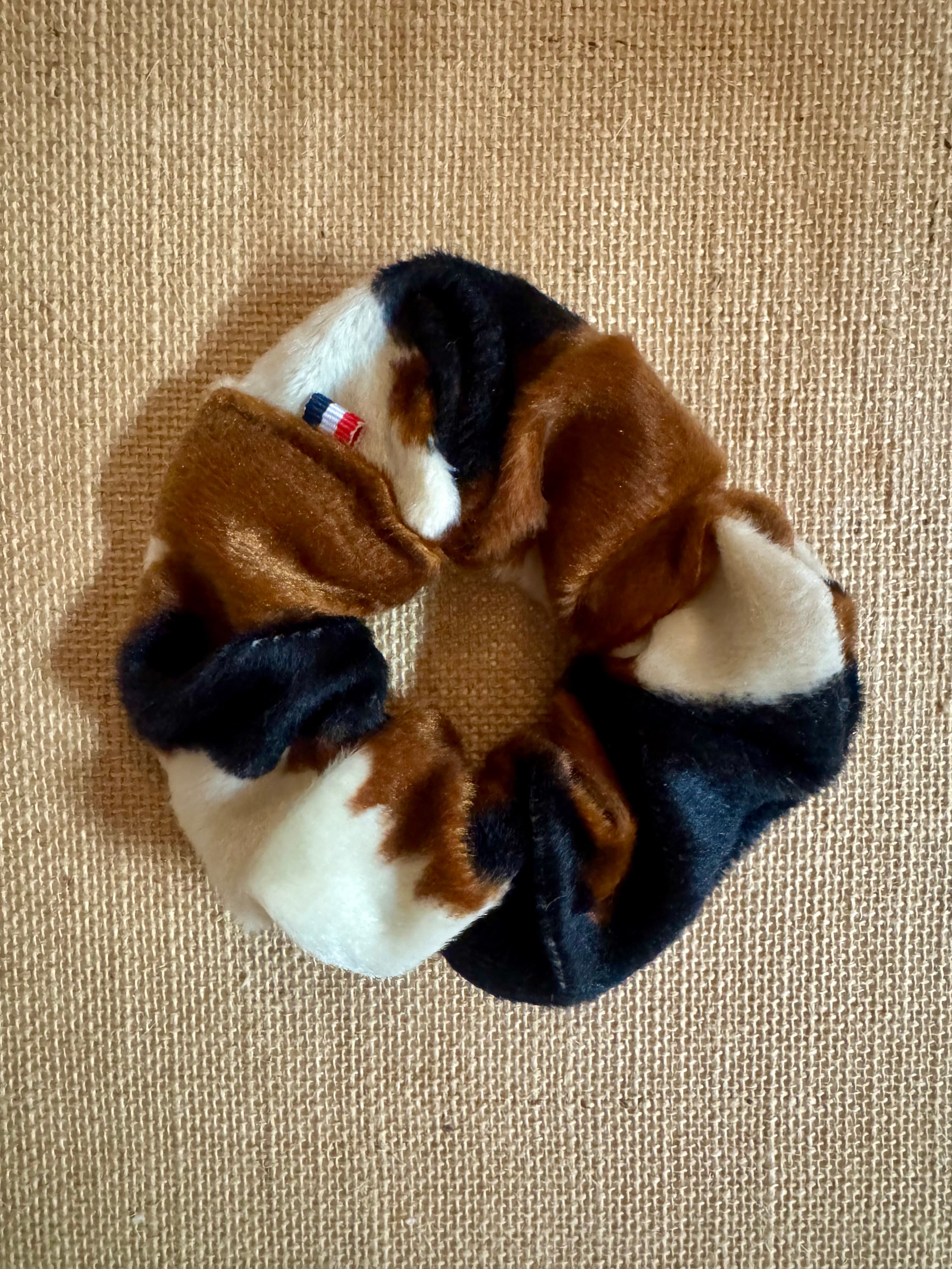 Grand chouchou Velours Vache