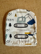 Gant de toilette en éponge bambou Tracteur