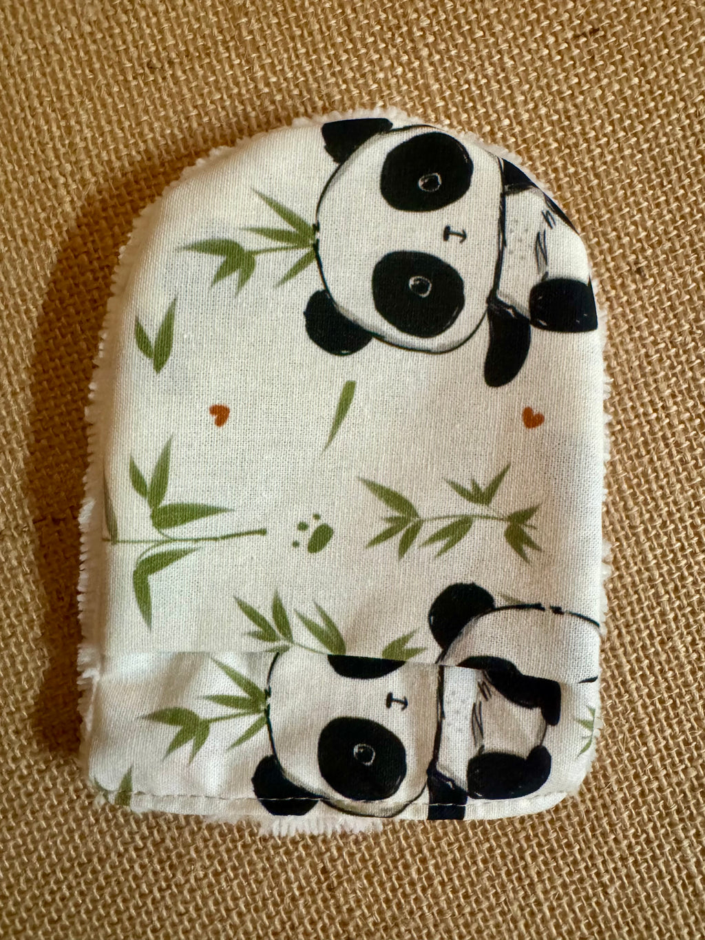Gant de toilette en éponge bambou Panda