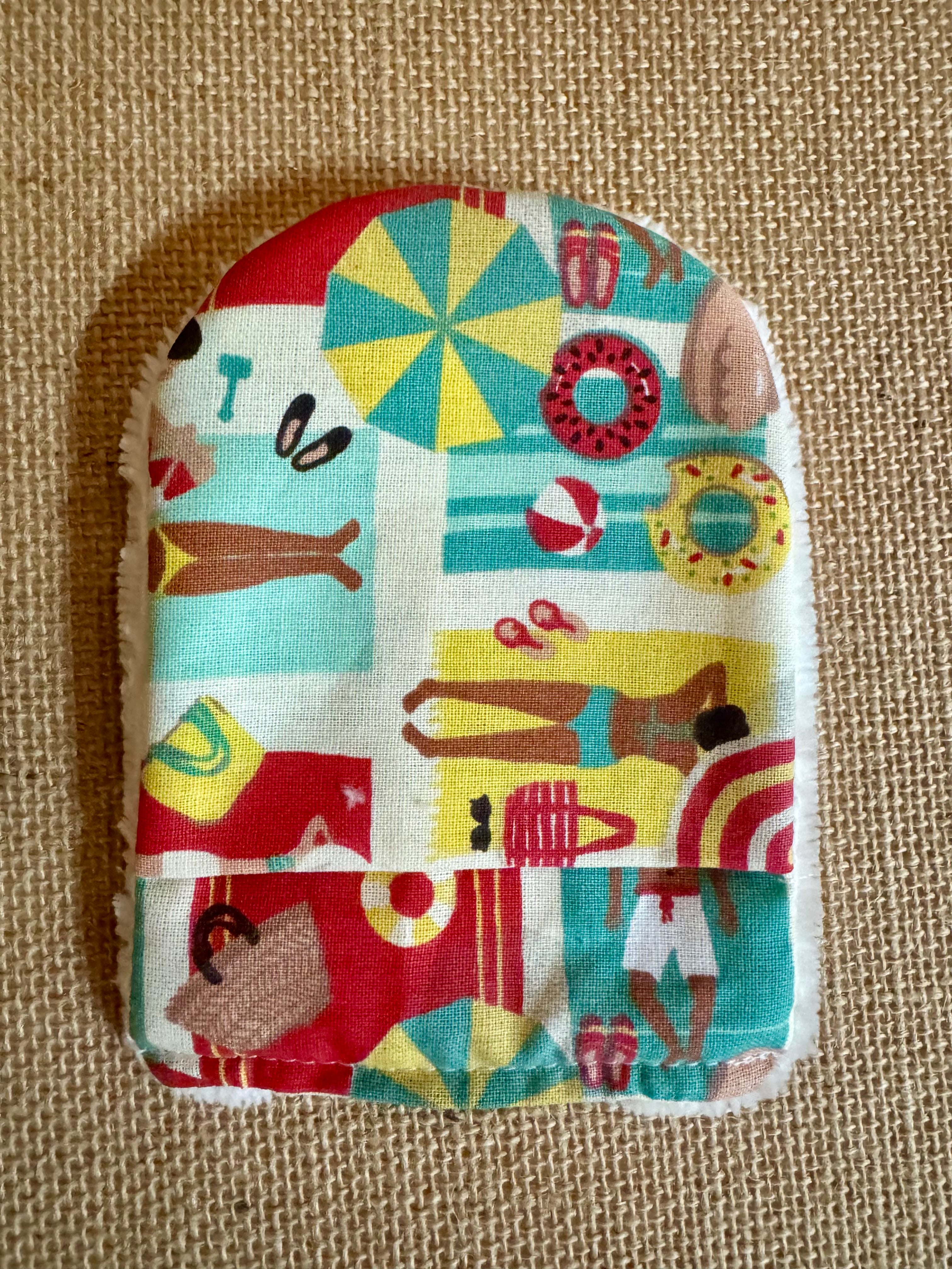 Gant de toilette en éponge bambou Vintage Plage