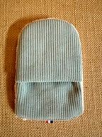 Gant de toilette en éponge bambou Velours Bleu Ciel