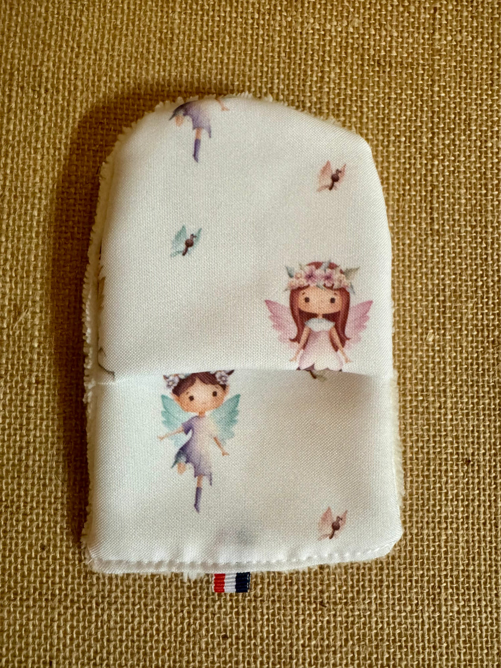 Gant de toilette en éponge bambou Fées