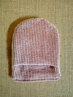 Gant de toilette en éponge bambou Velours Rose