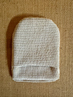 Gant de toilette en éponge bambou Velours Beige