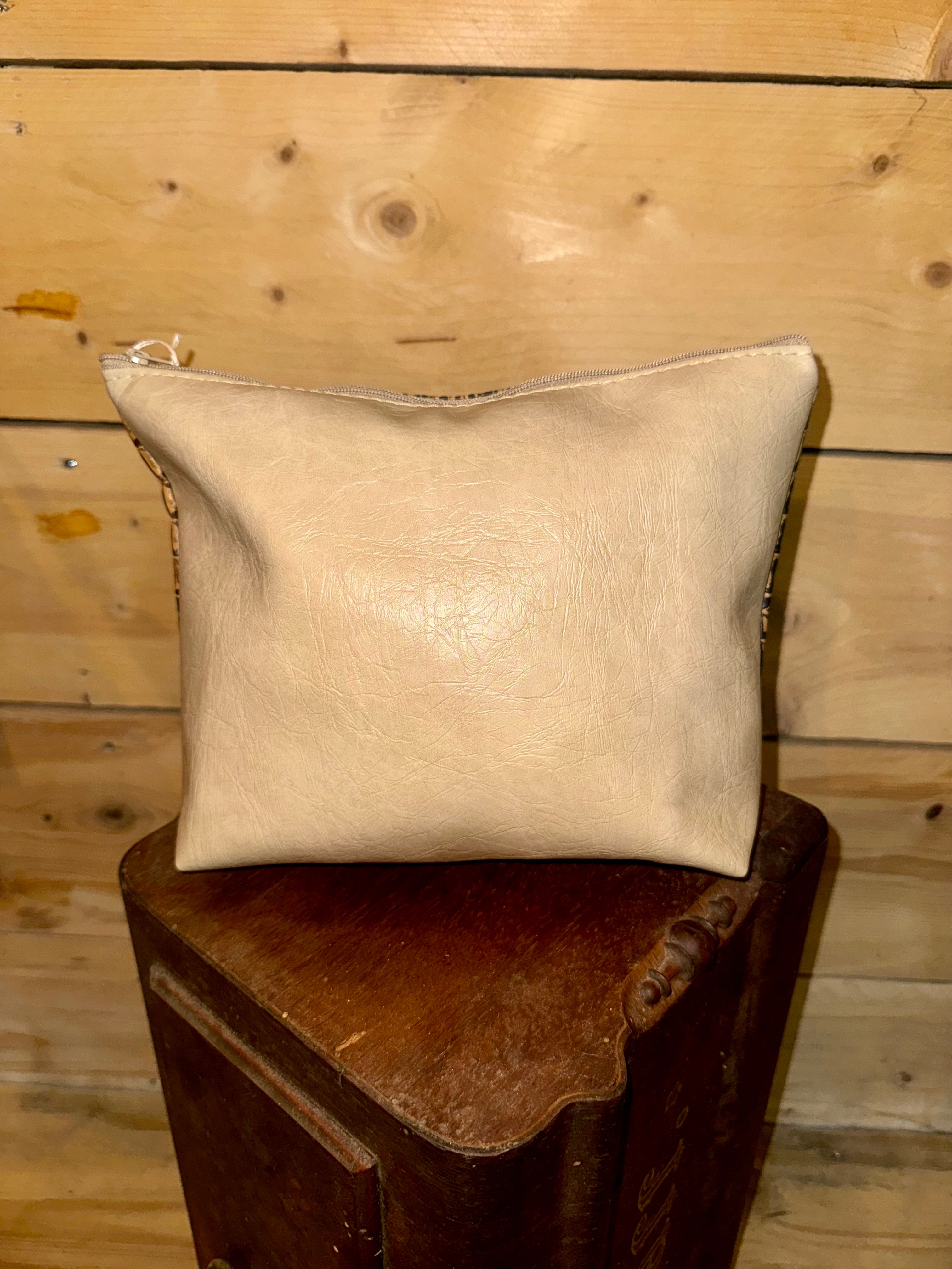 Trousse de toilette trapèze Femme - Crocodile